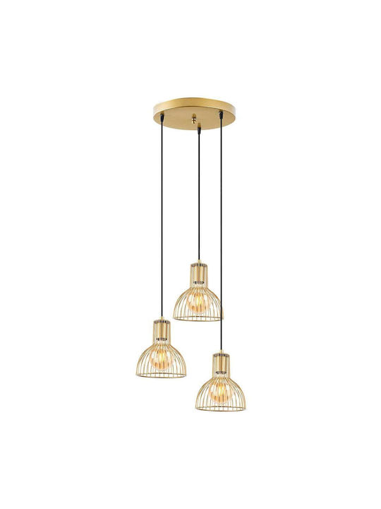 Opviq Pendant Light Yellow 42x42x117cm