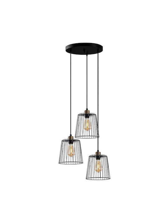 Opviq Pendant Light Black 50x50x114cm