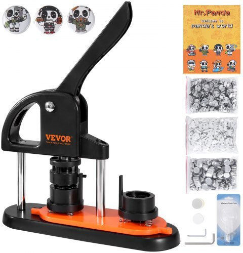 Μηχανή Κατασκευής Κουμπιών Vevor 25mm Σετ 500 Κουμπιά Κόφτη Slkxzj25mm500f0yvv0
