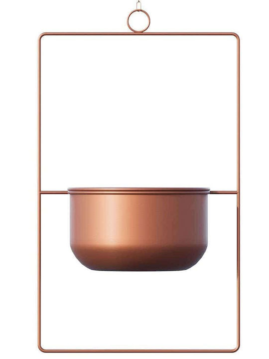 Aberto Design Blumentopf Metall Orange
