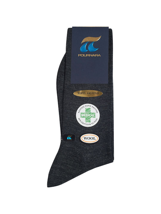 Pournara Men's Socks Charcoal