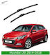 Front Wiper Blade Set Hyundai I20 2014-2018 R612s 600mm 400mm Bosch Aerotwin 3398000094 24" & 16" 2 Pieces