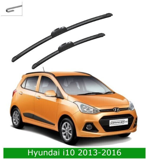 Front Wiper Blade Set Hyundai I10 2013-2016 552s 550mm 400mm Bosch Aerotwin 3398000089 22" & 16" 2 Pieces