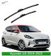 Front Wiper Blade Set Hyundai I10 2019-2023 R612s 600mm 400mm Bosch Aerotwin 3398000091 24" & 16" 2 Pieces