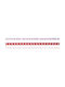 Merry Christmas Ribbons Red-White 3 Pcs