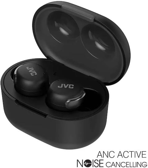 JVC HA-Z330T In-ear Bluetooth Handsfree Ακουστικά με Αντοχή στον Ιδρώτα και Θήκη Φόρτισης Μαύρα