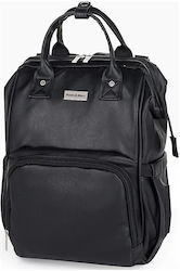 Petite & Mars Geantă Rucsac Pentru Scutece Neagră 27x14x41 cm