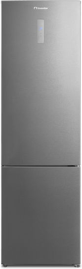 Inventor Ψυγειοκαταψύκτης 330lt Total NoFrost Υ201xΠ59.5xΒ63.5εκ. Inox PSM20060IN