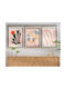 Rahmenset 3er 122rmf1136 38x53cm Multi Wallity Vertikal MDF Holz