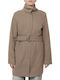 Palton pentru femei beige Palton