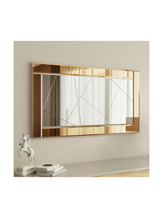 Oglindă de Perete Pierre 116sam1196 60x2.2x120cm Bronz Hanah Home MDF