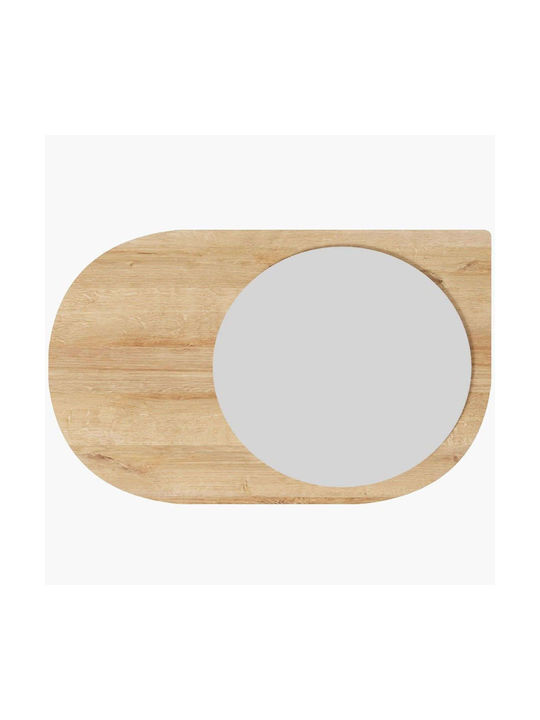 Pubble Wall Mirror 116sam1229 60x2.2x90cm Oak H...