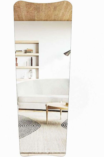 Καθρέπτης Τοίχου Vitros 116sam1179 55x2,2x150cm Black Hanah Home Mdf