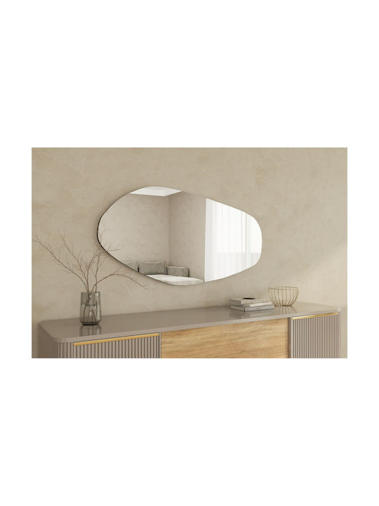 Καθρέπτης Τοίχου Bella 116sam1214 60x2,2x120cm Black Hanah Home Mdf