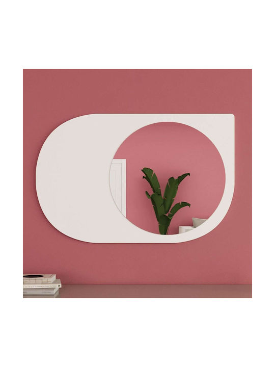 Pubble Wall Mirror 116sam1228 60x2.2x90cm White...