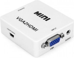 PremiumCord 1364303 VGA / HDMI / 3.5mm / USB-C männlich zu VGA / HDMI / 3.5mm weiblich