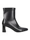 Women's Ankle Boots with Medium Heel Black
