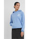 Γυναικείο Φούτερ με Κουκούλα Powder Blue
