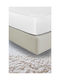 La Luna Baby Sheet Crib Flannel Fitted White 70x140cm