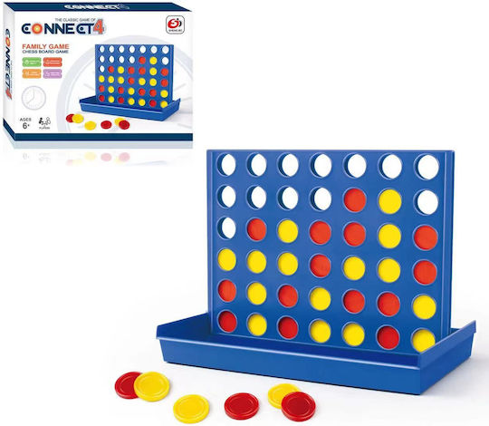 Настолна игра Connect 4 за 2 играчи 6+ години Blue Toys