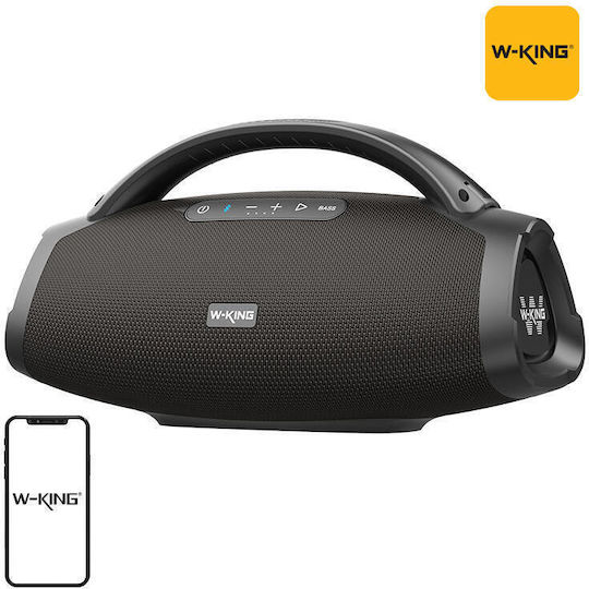 W-King X20 Αδιάβροχο Ηχείο Bluetooth 200W με Διάρκεια Μπαταρίας έως 24 ώρες Μαύρο