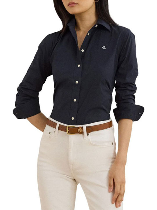 Langärmelig Damen Hemd Dark Blue