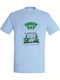 T-shirt Unisex " Green Day Welcome To Paradise Oakland " Sky Blue