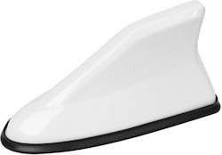 Carsun Κεραία Αυτοκινήτου Οροφής Shark σε Λευκό Χρώμα Carsun Κεραία Αυτοκινήτου Οροφής Shark σε Λευκό Χρώμα