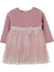 Rochie pentru Copii Mânecă lungă Catifea Pink