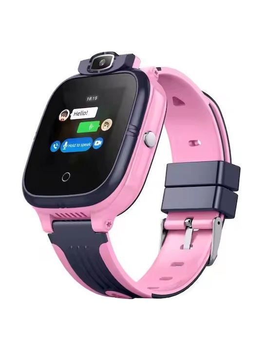 Kids Smartwatch with GPS and Rubber/Plastic Strap Pink 0030638