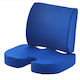 SuperOrtho Durable Lumbar Μαξιλάρι Καθίσματος με Memory Foam σε Μπλε χρώμα MS Max Blue
