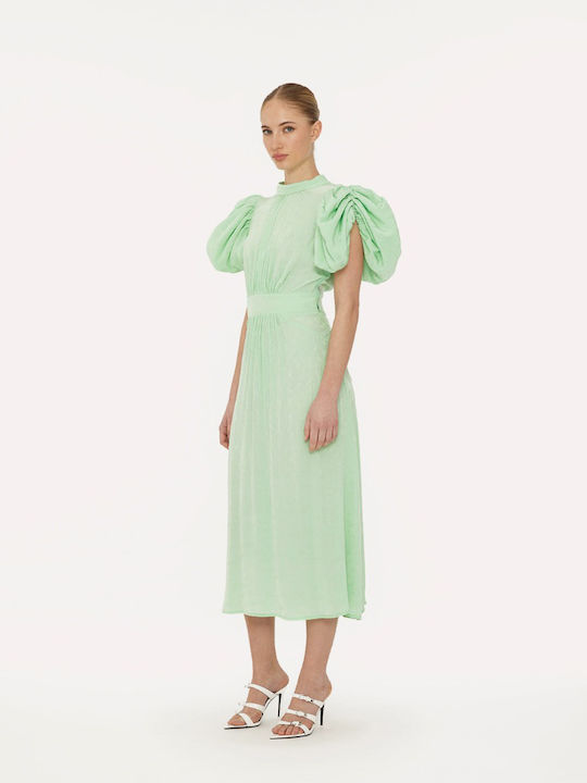 Rotate Midi Dress Green