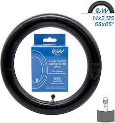 Cameră de aer trotinetă electrică 14x2.125 Vc 135x45 ° Ew Cameră de aer trotinetă electrică 14x2.125 Vc 135x45 ° Ew