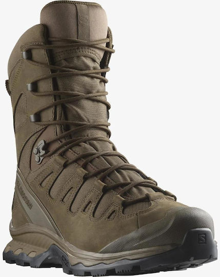 Salomon Military Boots Quest 4d Forces 2 with membrane Gore-Tex Leather Brown L47234100