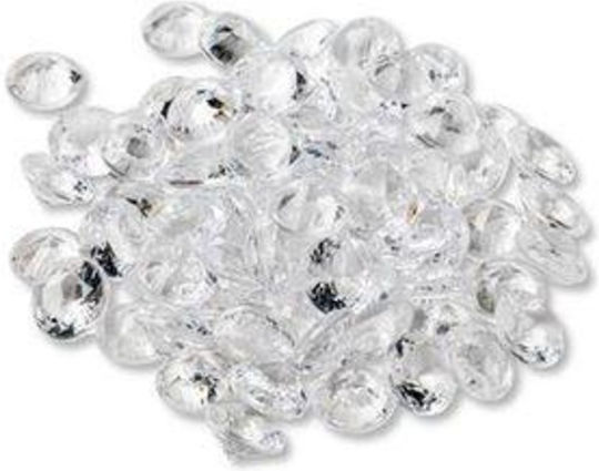 Beauty Home Plastik Perlen Handarbeit Transparent 12mm 110gr
