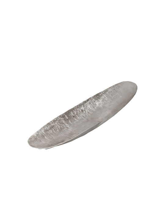 Orly Dekorativer Aluminiumteller Silber Set mit 4 Stück 023937 Aluminium