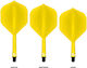 Shot Flight Deck One Piece Yellow Short No.2 Φτερά για Βελάκια
