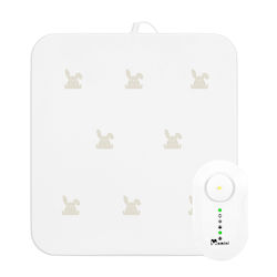 Momini Sleep Monitor Παρακολούθησης Αναπνοής Κίνησης Μωρού Κατά Ύπνο 32x29x1cm Λευκό