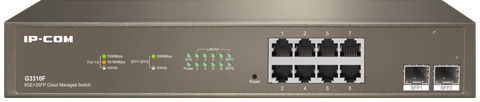 IP-COM G3310F Unmanaged L2 Switch με 8 Θύρες Gigabit (1Gbps) Ethernet