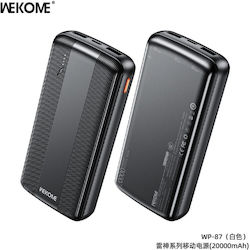 WK WP-87 Power Bank 20000mAh Mit 2 USB-A Ausgan...