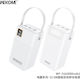 WK WP-76 Power Bank 60000mAh 22.5W with 4 USB-A Ports and USB-C Port White