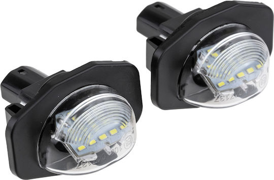 NTY Lumini pentru plăcuțele de înmatriculare Lumini LED pentru Toyota Auris / Corolla / Urban Cruiser 2006-2016 2buc