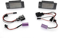 Tuning-Tec Lumini pentru plăcuțele de înmatriculare Lumini LED pentru Audi Q5 / A4 / A5 / Magazin online Volkswagen Passat 2buc Tuning-Tec Lumini pentru plăcuțele de înmatriculare Lumini LED pentru Audi Q5 / A4 / A5 / Magazin online Volkswagen Passat 2buc