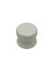 Saguatti Italy Fixed Centre Front Door Knob Ivory White Ø70