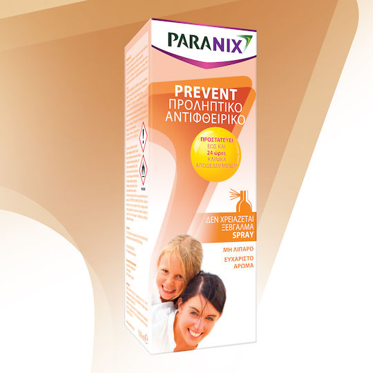 Omega Pharma Paranix Prevent Antlice Spray Loțiune Spray pentru Prevenire Împotriva Păduchilor pentru Copii 100ml 1buc
