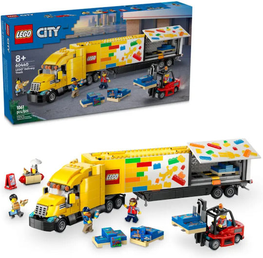 LEGO City Yellow Delivery Truck for 8+ Years 1061pcs