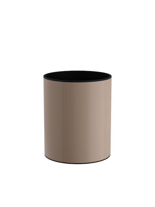 Pam & Co Plastic Coș de gunoi de birou 15lt Bej 25x25x30cm