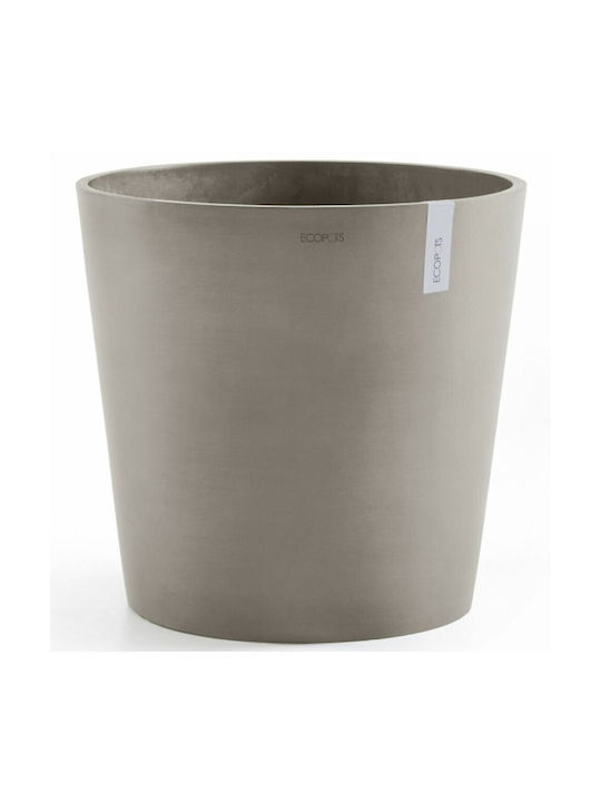 Ecopots Γλάστρα Πλαστική Taupe 60x60x56εκ.
