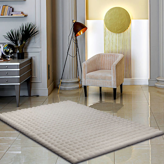 Saray Home Bubbles Αντιολισθητικό Χαλί Ορθογώνιο Γούνινο Βιζόν 200x290cm
