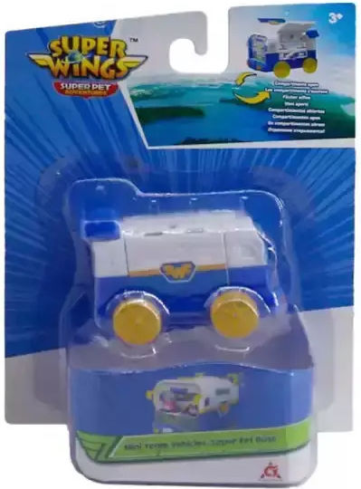 Just Toys Super Wings Super Pet Car Super Pet Base Mini for 3+ Years